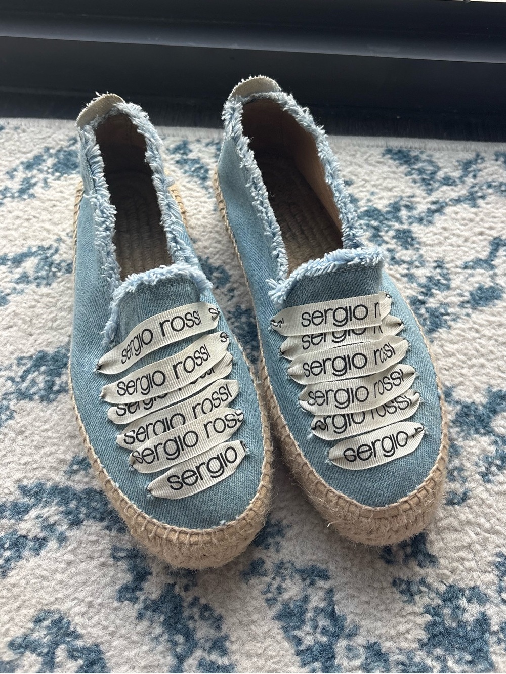 Sergio Rossi x Manebi Platform Espadrilles